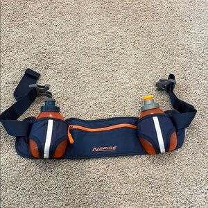 NSpire Blue and Orange Hydration Belt